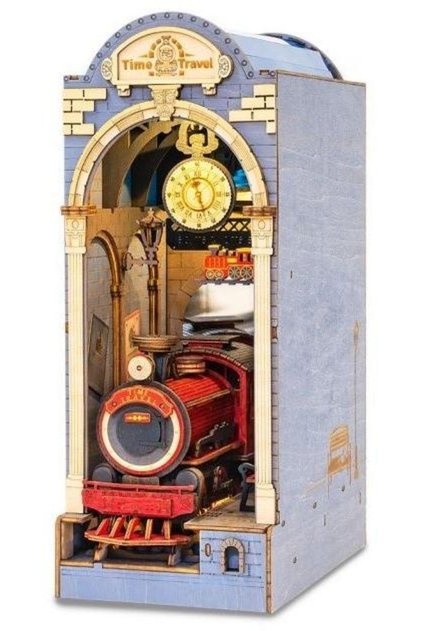 Puzzle 3D, Cotor de carte, Book Nook DIY, Calatori