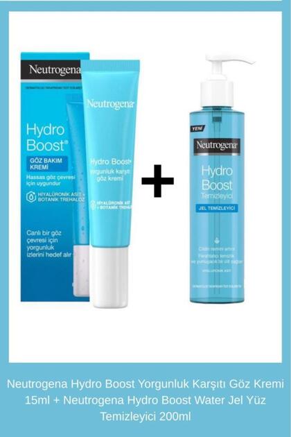 Hydro Boost Yorgunluk Karşıtı Göz Kremi 15ml + Hydro Boost Water Jel Yüz Temiz