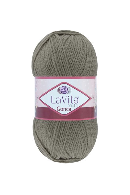 Gonca Hand Knitting Yarn 100% Acrylic 100Gr (6002 Smoke Gray)