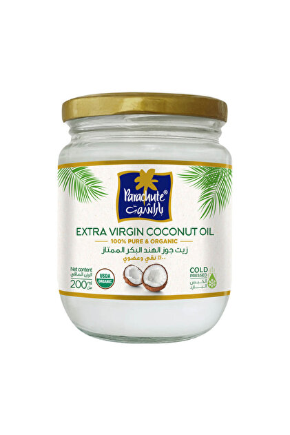 زيت جوز الهند البكر العضوي 100% - 200 مل