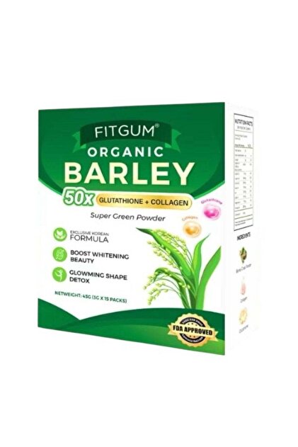Fitgum FIT GUM Organic barley 50x glutathione- Trendyol