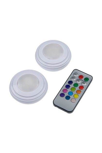 Set 2 lampi LED cu telecomanda si 12 culori de lumina
