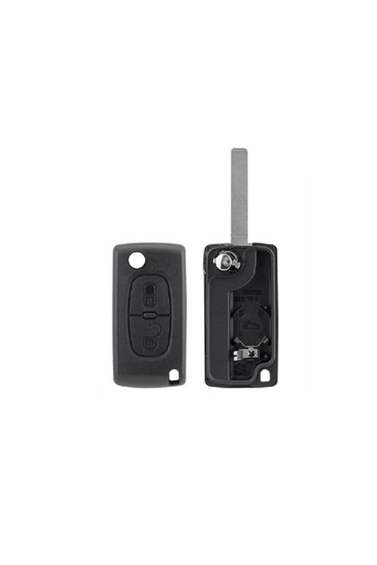Carcasa cheie auto, compatibila Citroen C3 Picasso Berlingo, Peugeot 207 307 308 407 3008 5008 (2009