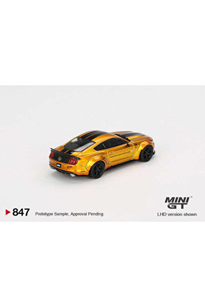 mini gt 1:64 LB Works Ford Mustang LB Gold Blister Paket – Metal