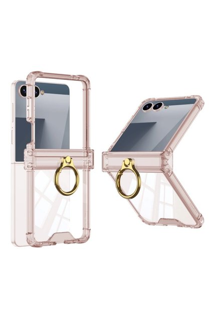 Θήκη Luxe Grip με Δαχτυλίδι για Samsung Galaxy Z Flip 7, Σιλικόνη, Ροζ