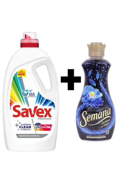PACHET LICHID 4.5 L COLOR+SEMANA BALSAM 1.65 L NIGHT BLUE