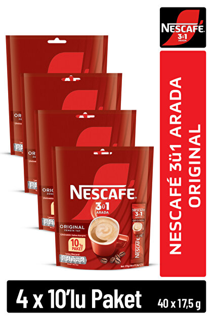 Nescafe 3ü1 Arada Küçük 9gr Otobüs Ikramlık 40lı Paket - Fiyatı