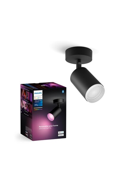 Hue Fugato Akıllı Led Spot Lamba 1x4.2W (Siyah) v2