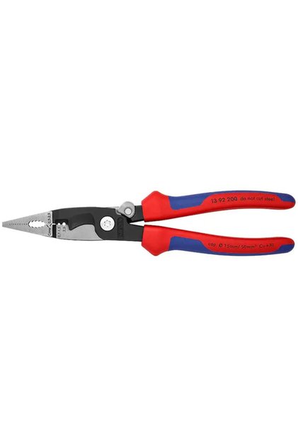 Клещи електротехници с 6 функции, заключващ механизъм, KNIPEX, 200 мм