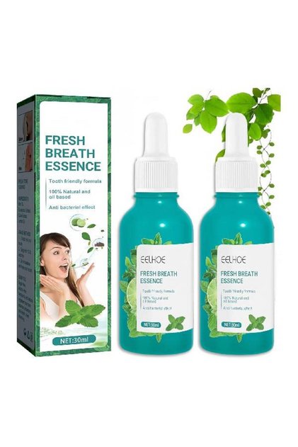 EELHOE Fresh Breath Oral Care Essence – Natural Breath Drops & Teeth Cleaning Gel for Adults 1 Pcs