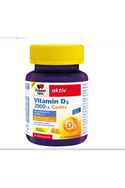 Vitamin D3 2000 U.I x 40 jeleuri