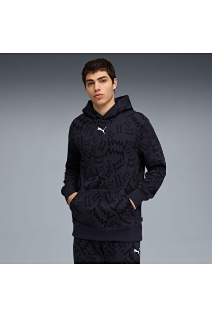 Puma Teamjaws Post Game Erkek Lacivert Sweatshirt (689536-04