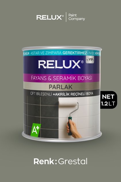 Fayans Boyası – Astarsız ve Vernik Gerektirmez, Parlak, Kimyasal Dayanıklı, Mermer, Ahşap, Metal
