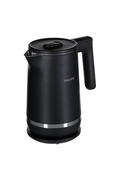 Fierbator cu perete dublu Philips HD9396/90 seria 5000, Capacitate de 1,7 l, Otel inoxidabil, 6 setari de temperatura, Baza la 360 de grade, Protectie impotriva incalzirii in gol