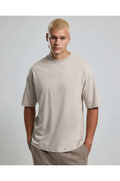 Printed T-Shirt with Crew Neck and Short Sleeves