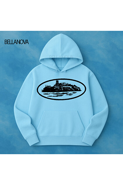 Premium Unisex 3 İplik Kapüşonlu Hoodie