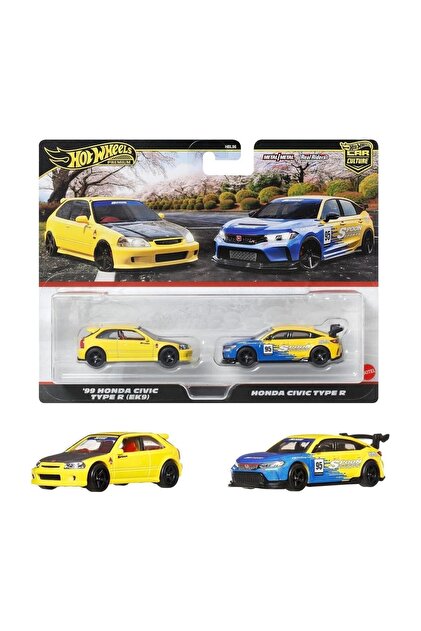 HOT WHEELS Premium Car Culture 2'li 99 Honda Cıvıc Type R (Ek 9