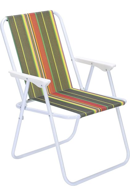 Beach Chair Foldable Camping Chair For Outdoor Camp Beach Travel Picnic Hiking, Multicolor