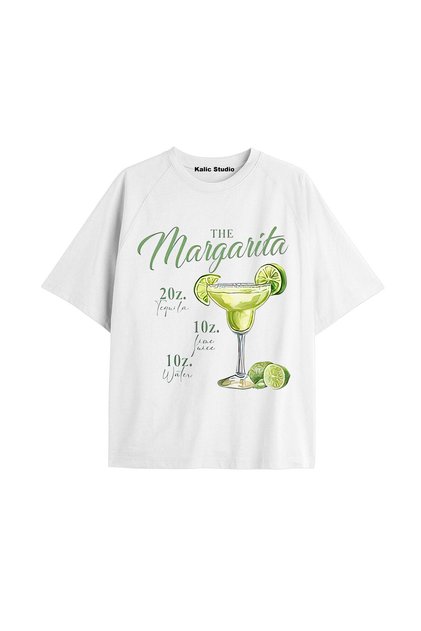Women's Oversize Margarita Tshirt White