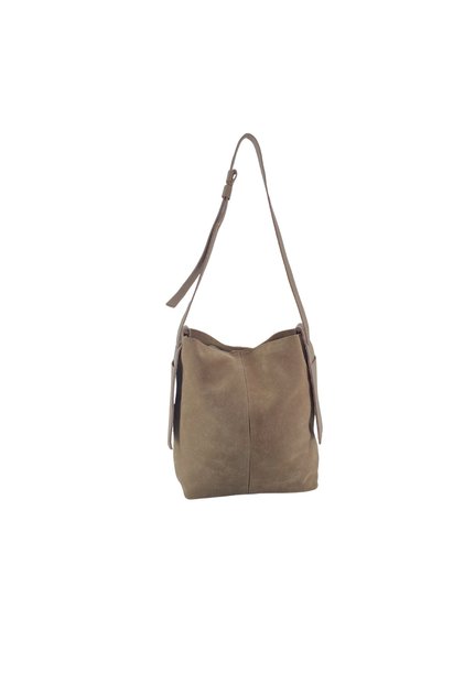 26013S Genuine Suede Leather Women's Shoulder Bag