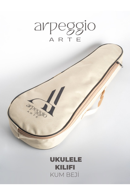 Ukulele Kılıfı – Kum Beji, Soprano ve Concert Modelleri İçin Uygun Ukulele Kılıfı