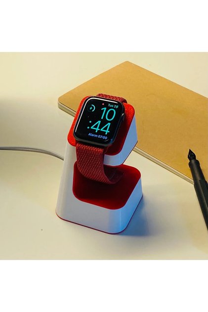 Apple Watch Şarj Standı – Dekoratif Masaüstü Akıllı Saat Tutucu ve Organizer