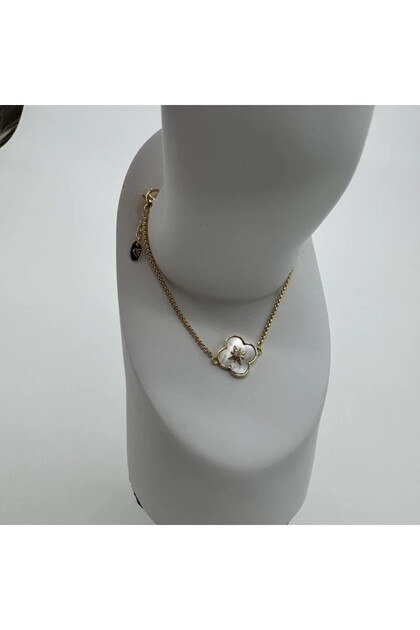 Special Series Gold Clover Detail Bracelet - Gold