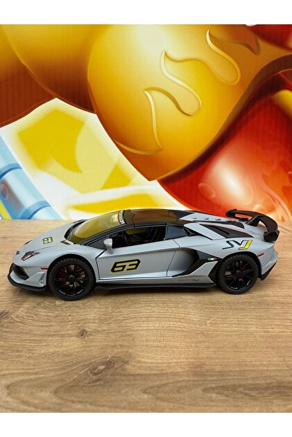scntoys LAMBORGHİNİ AVENTADOR SVJ DİECAST MODEL ARABA SESLİ IŞIKLI