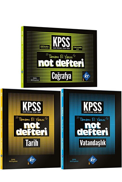 KR Akademi Yayınları 2026 Lise Ön Lisans KPSS Genel Kültür Tarih