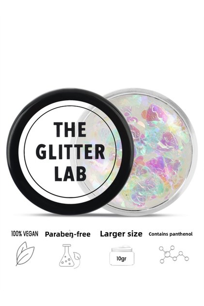 Shiny Glitter Gel Form - Lovely Ghost Design