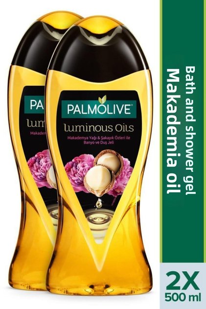 Luminous Oils Macadamia Oil & Peony Extracts Bath and Shower Gel 2X 500 ml