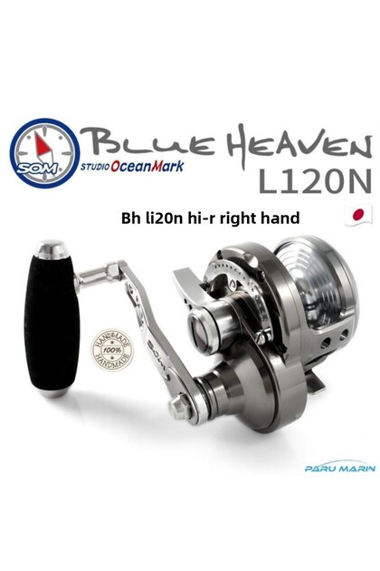 blue heaven fishing reels STUDIO OCEAN MARK Blue Heaven L120n Hi-r-d (16) (right Hand) Jig Spinning  Wheel Fishing Rod Machine- Trendyol
