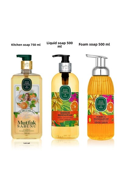 Eyüp Sabri̇ Tuncer Careful Hands Series 1 (Orange Kitchen Soap, Bodrum Tangerine Soap and Foam)