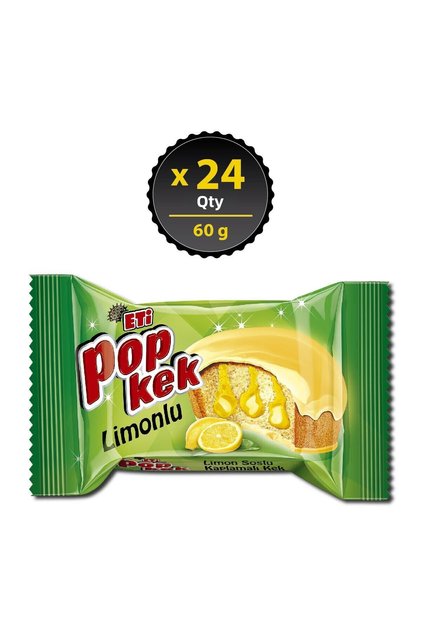Popkek Lemon Cake 60 g X 24 Pieces