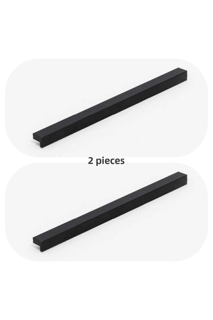 (2 PCS) Lama 320 L Handle (MATTE BLACK) Furniture Cloakroom Drawer Cabinet Handle 320mm
