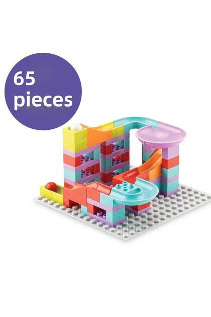 Slide Blocks 65 Pieces Legoduplo Compatible