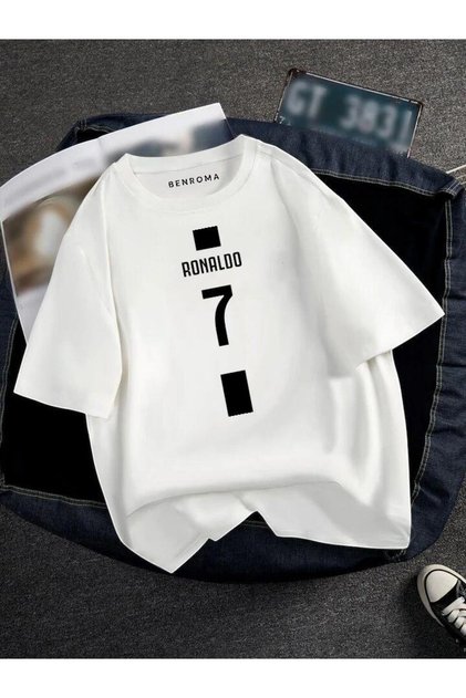 Oversized Football Player Printed Unisex T-Shirt Printed