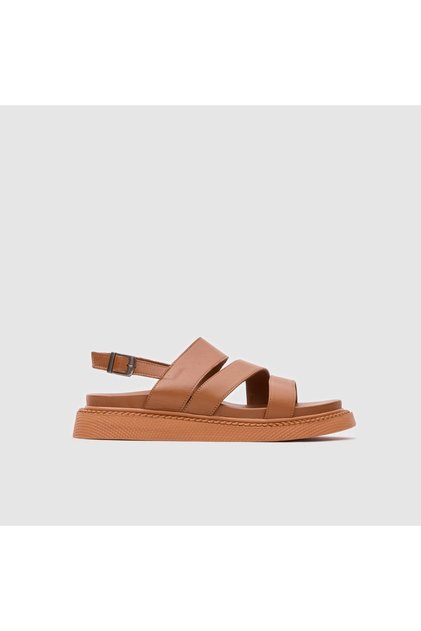 Kadın Taba Açma Hakiki Deri Comfort Sandalet [TG060187]
