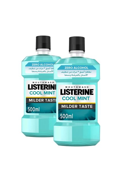 Fresh Burst Oral Plaque Reduction Antiseptic Mouthwash Duo (2 x 500ml)