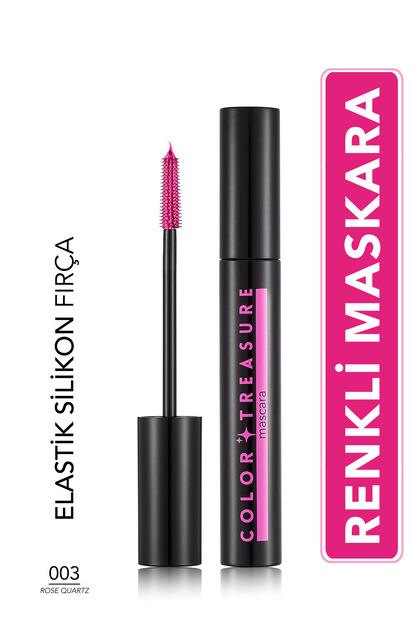 Color Treasure Hacim Veren & Yüksek Pigmentli Renkli Maskara(003 Rose Quartz) 8682536100366