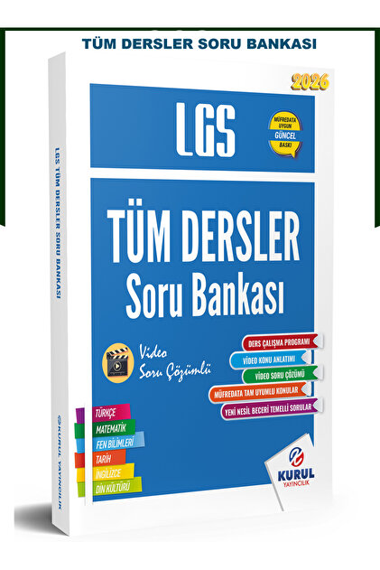 Kurul Yayıncılık 2026 8.sınıf Lgs Tüm Dersler Soru Bankası