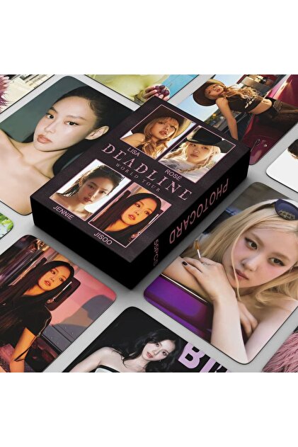 Kpop Dünyasi BLACKPINK '' Deadline '' Çift Yön Baskılı Hologramlı