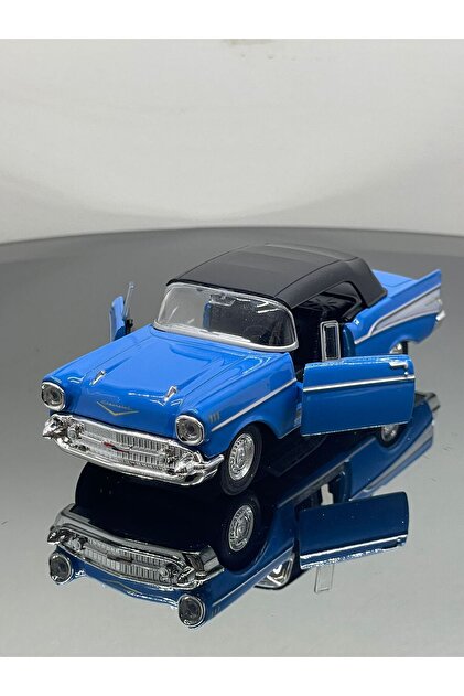 SCOWETTO 1.36 Ölçek Chevrolet Bel Air 1957 Klasik Metal Oyuncak