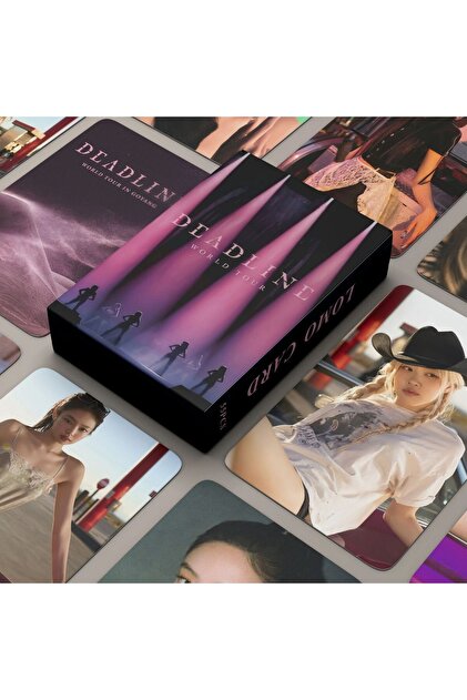 Kpop Dünyasi BLACKPINK '' Deadline '' Çift Yön Baskılı Hologramlı
