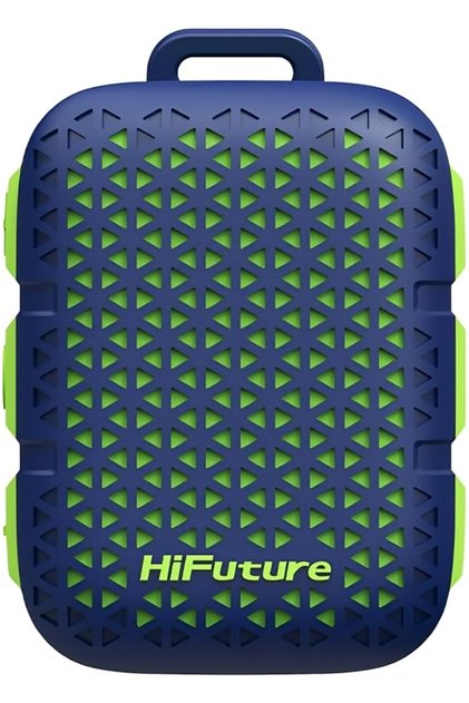 Pocket S Mini Portable & Wearable Speaker, 8hrs Playtime,, Magnetic Clip- Blue