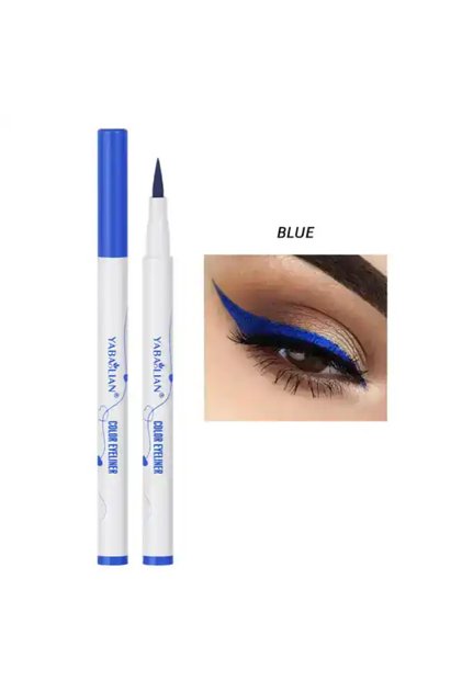 Αστρικό μωβ και μπλε υγρό eyeliner