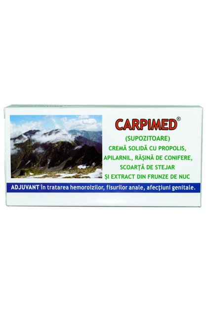 Υπόθετα Carpimed 10 τεμάχια x1,5g Φυτό Elzin