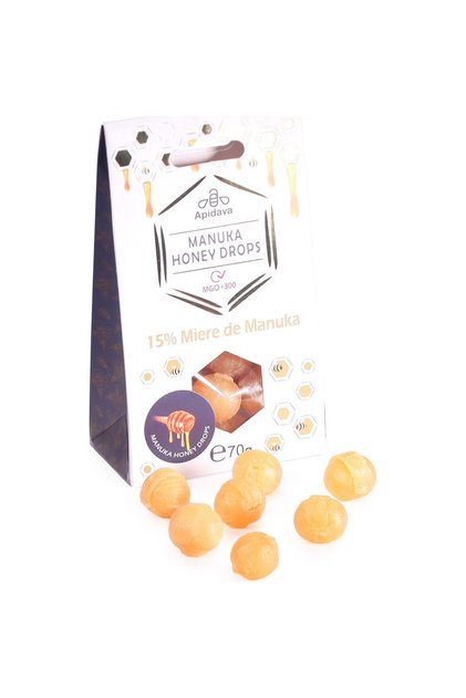 Picături de miere de Manuka, Apidava, 70 g