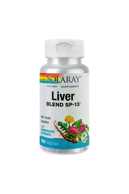 Supliment alimentar Liver Blend Solaray, 100 capsule