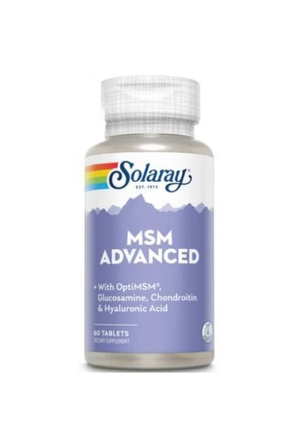 Supliment alimentar avansat MSM Solaray, 60 de comprimate